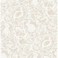 NuWallpaper Cream Terrene Peel & Stick Wallpaper