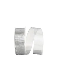 JAM Paper 1.5" x 25yd. Classic Wired Edge Mesh Ribbon