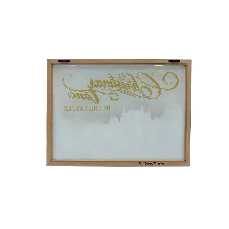 19.75" Christmas in the Castle Framed Wall Décor by Ashland®