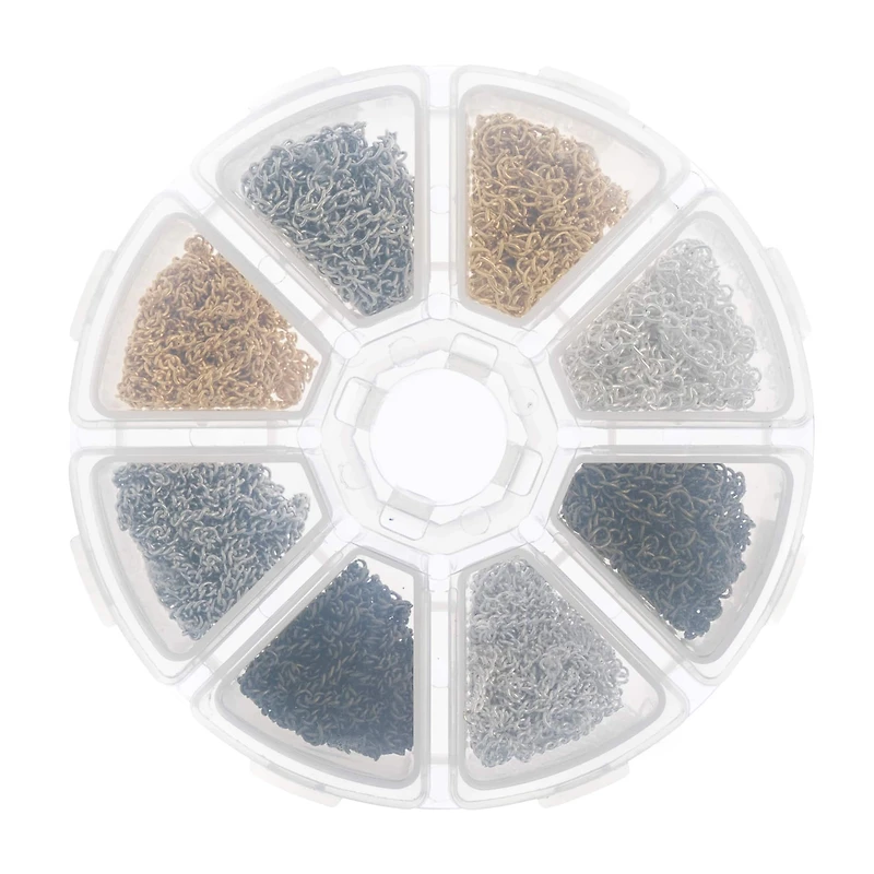 John Bead 2m Chains Round 8 Slot Jewelry Making & Findings Kit