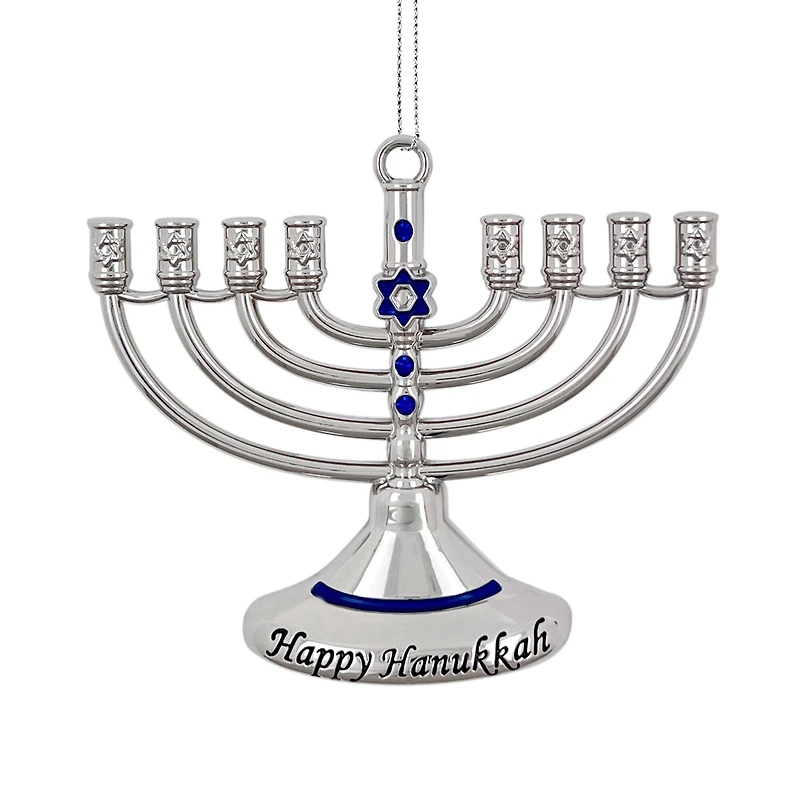 3" Happy Hanukkah Menorah Ornament by Ashland®