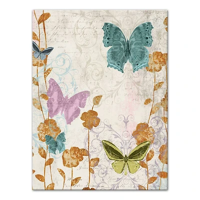 Butterfly Garden 12" x 16" Canvas Wall Art