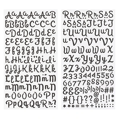 Recollections™ Glitter Alphabet Stickers