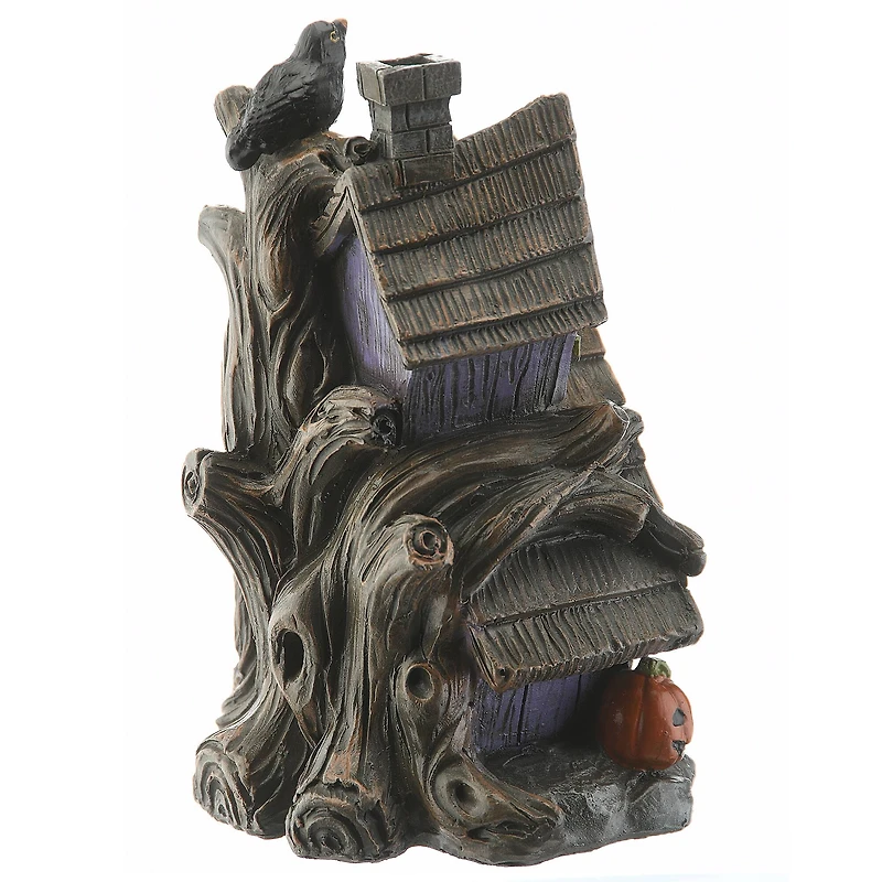 6" LED Purple Haunted House