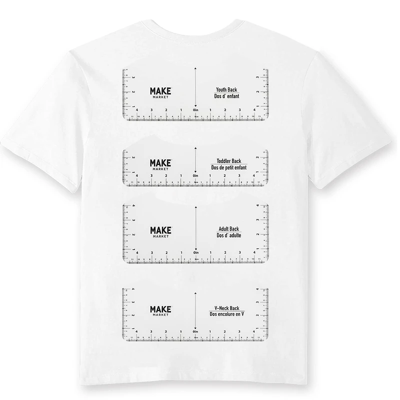 T-Shirt Ruler Guide Set by Make Market®