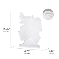 Dodge Raise Hell Flags Embossed Shaped Metal Wall Sign