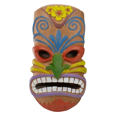 13.5" Tiki Mask Frown Face Outdoor Wall Hanging