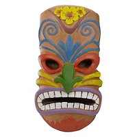 13.5" Tiki Mask Frown Face Outdoor Wall Hanging