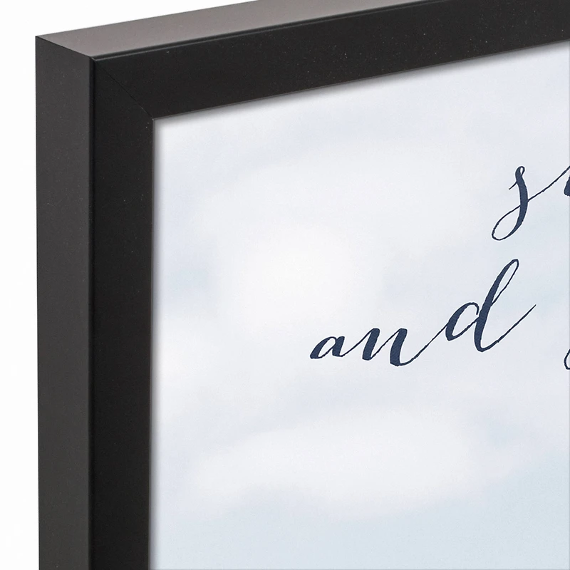 Shine a Light and Guide Me Home Nautical Black Framed Canvas