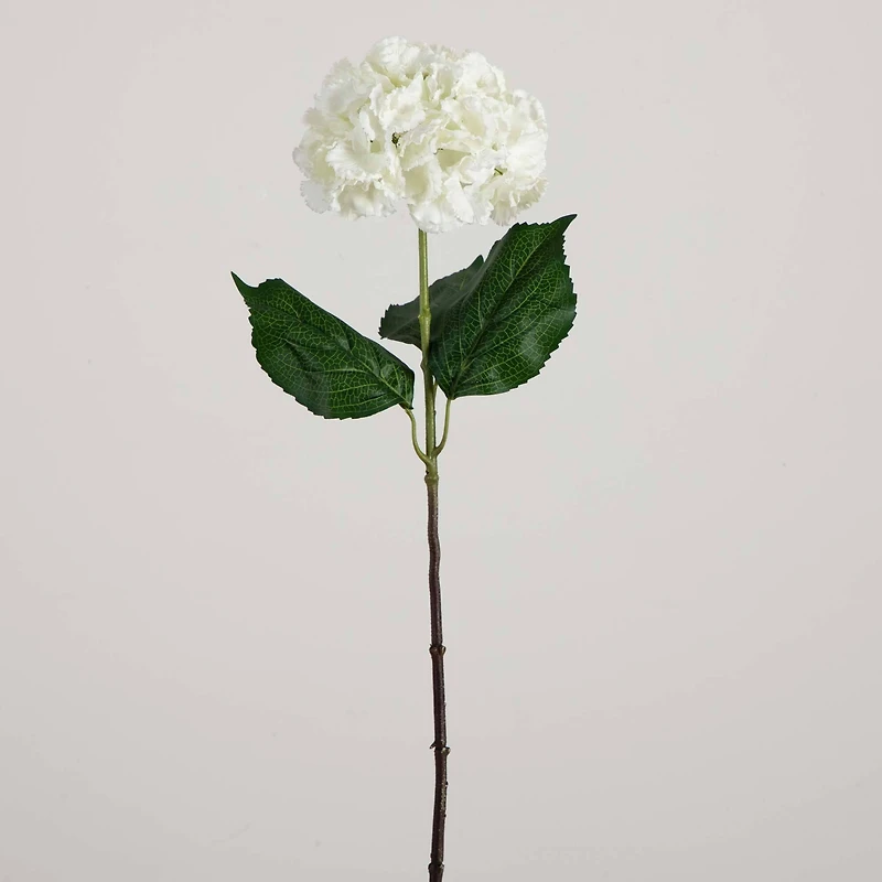 30" White Hydrangea Flower Stems, 3ct.