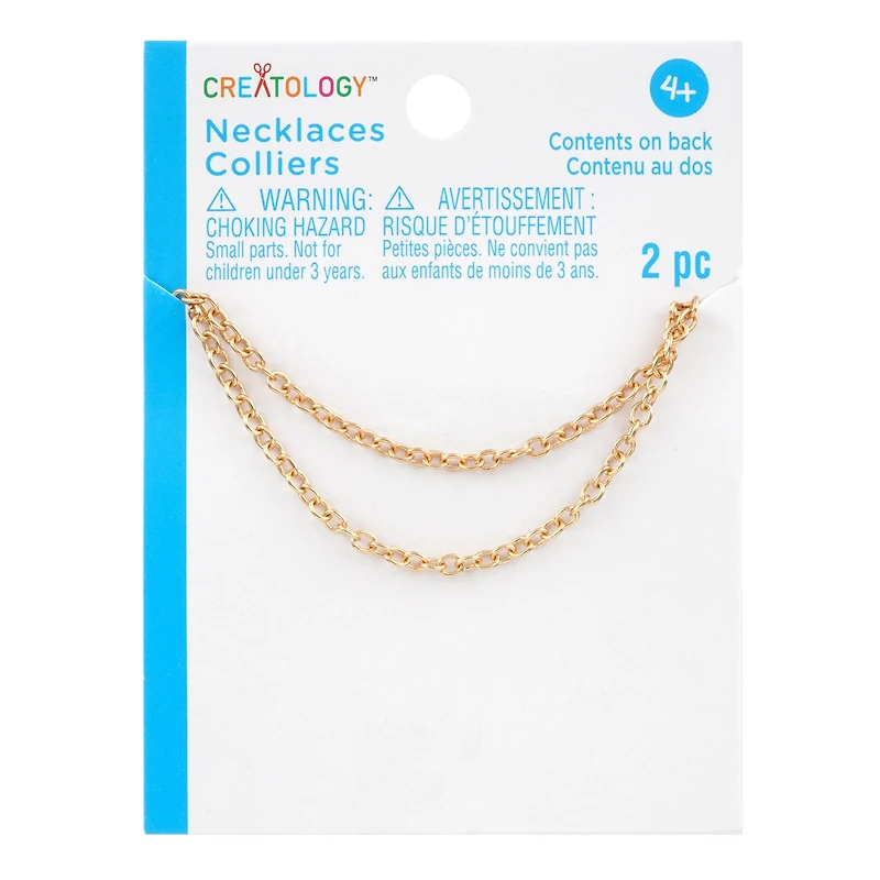 Gold Necklace by Creatology™, 2ct.