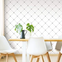 RoomMates Diamond Tile Geo Peel & Stick Wallpaper