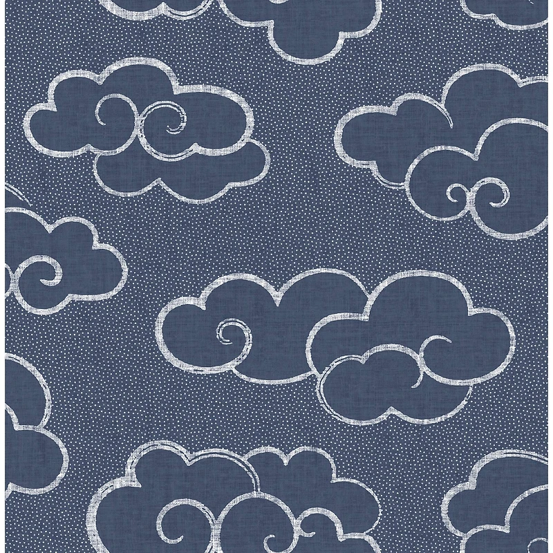 NuWallpaper Alto Navy Peel & Stick Wallpaper