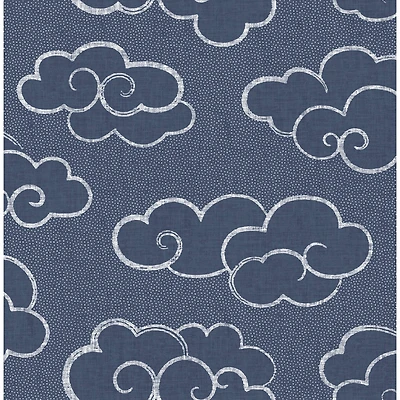 NuWallpaper Alto Navy Peel & Stick Wallpaper