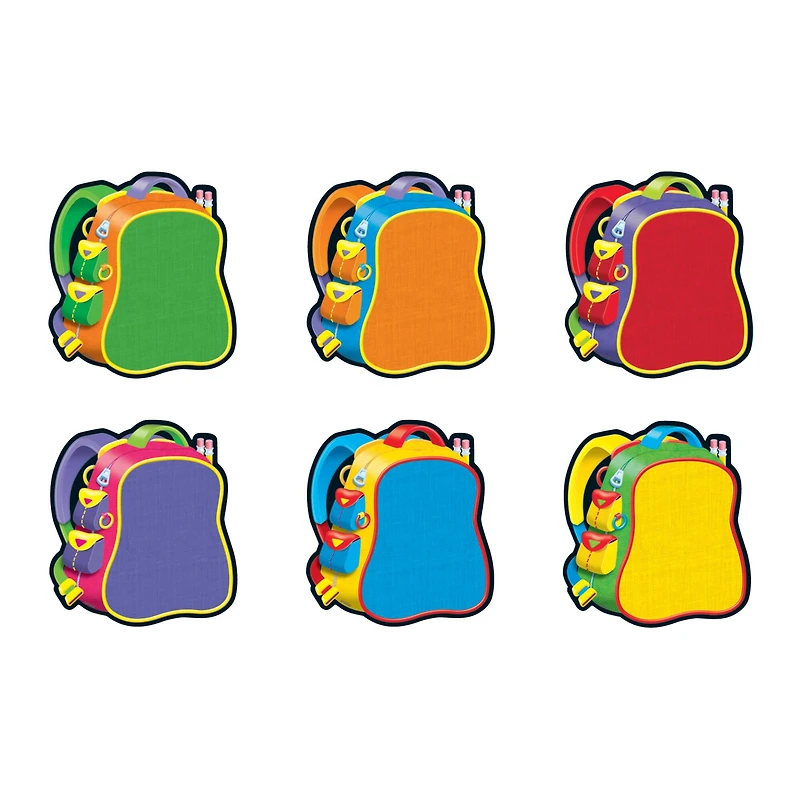 Trend Classic Accents® Bright Backpacks Variety Pack, 3 Packs of 36