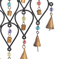 24" Black Metal Eclectic Windchime