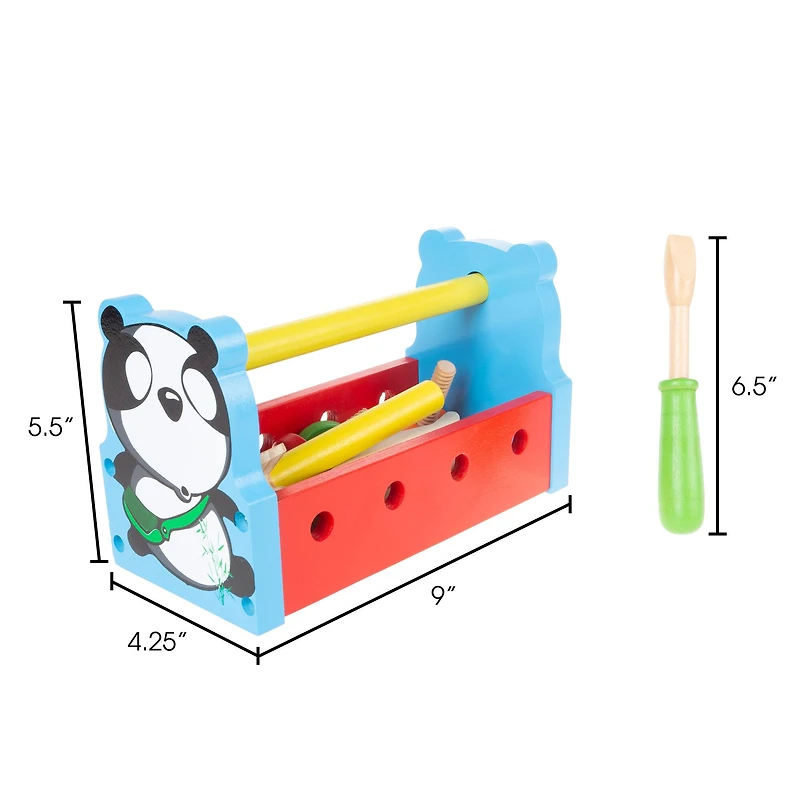 Toy Time Wooden Kids Tool Playset