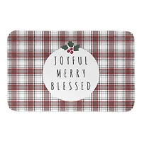 Designs Direct Joyful Merry Blessed Bath Mat, 34" x 21"