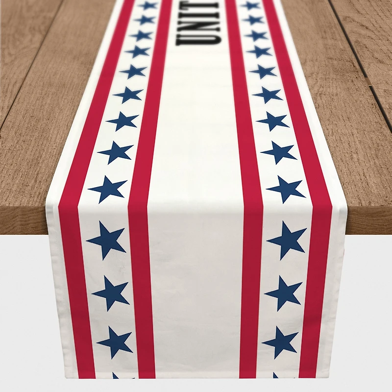 United We Stand Poly Twill Table Runner