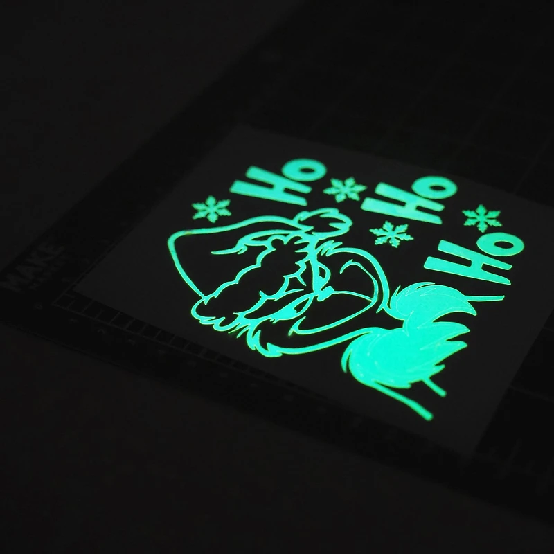 Holographic Glow-in-the-Dark Permanent Vinyl by Make Market
