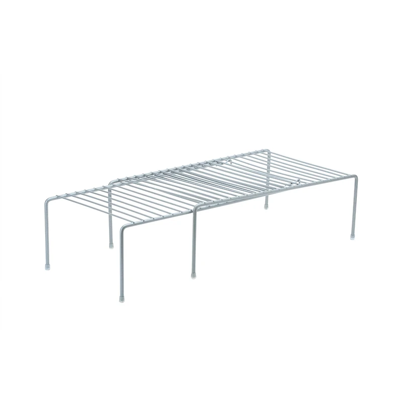 Kitchen Details Gray Expanding Kitchen Shelf Organizer
