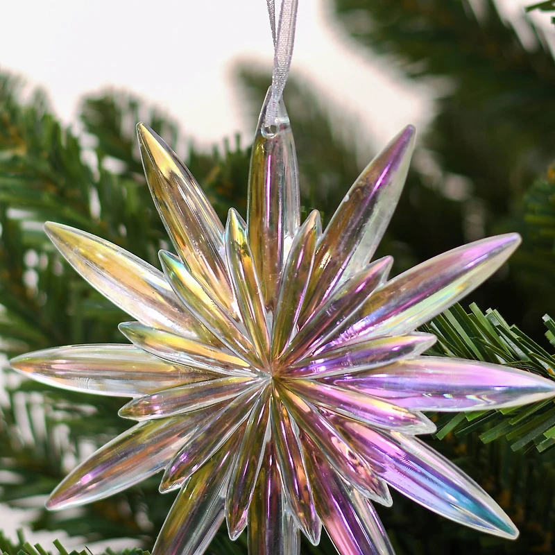 5" Iridescent Snowflake Ornament by Ashland®