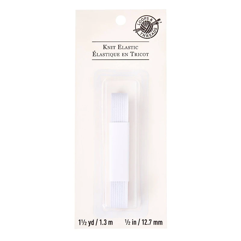 Loops & Threads™ Knit Elastic, 1/2"