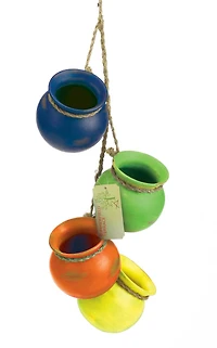 23" Fiesta Dangling Pots