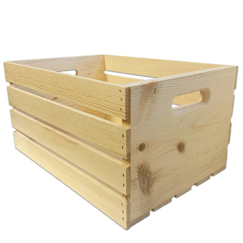 Wilson® Enterprises 18" x 10" Pine Handle Crates