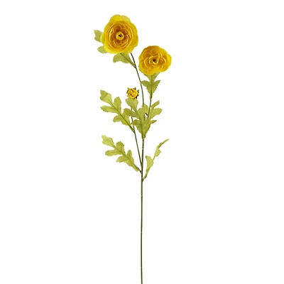 18 Pack: Yellow Ranunculus Spray by Ashland®