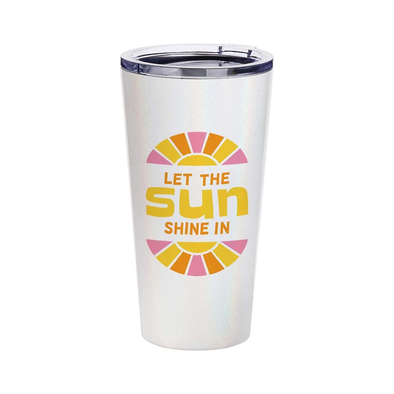 Craft Express White Glitter Sublimation Tumblers, 4ct.