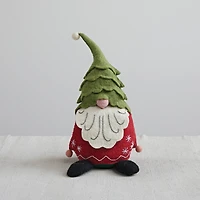 Hello Honey® 14" Green & Red Handmade Wool Felt Gnome