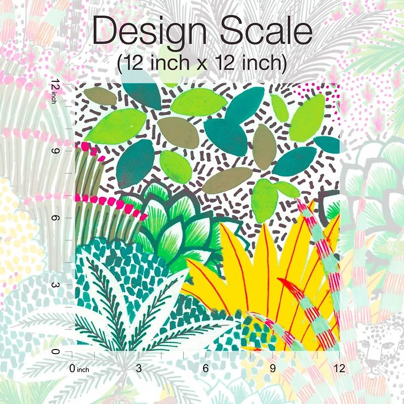 RoomMates Tamara Day Jungle Vibe Peel & Stick Wallpaper