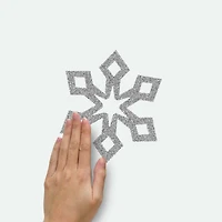 RoomMates Glitter Snowflakes Peel & Stick Wall Decals
