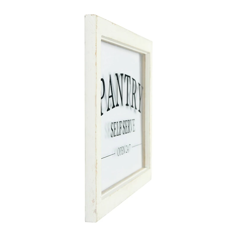 Hello Honey® Distressed Wood Framed Pantry Sign