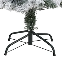 4ft. Unlit Flocked Rock Springs Spruce Artificial Christmas Tree