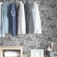 NuWallpaper Black Beauty Peel & Stick Wallpaper