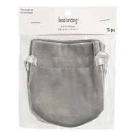 4" Jewelry Packaging Velvet Bags by Bead Landing™, 5ct.