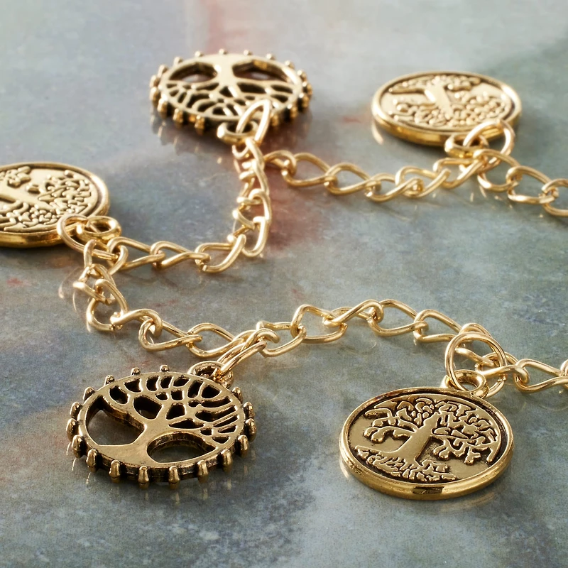 Antique Gold Tree of Life Metal Charms by Bead Landing™