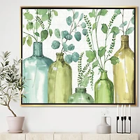 Designart - Mixed Botanical Green Leaves I0