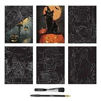 Brea Reese™ 9" x 12" Haunted House Scratch Art Paper Pad