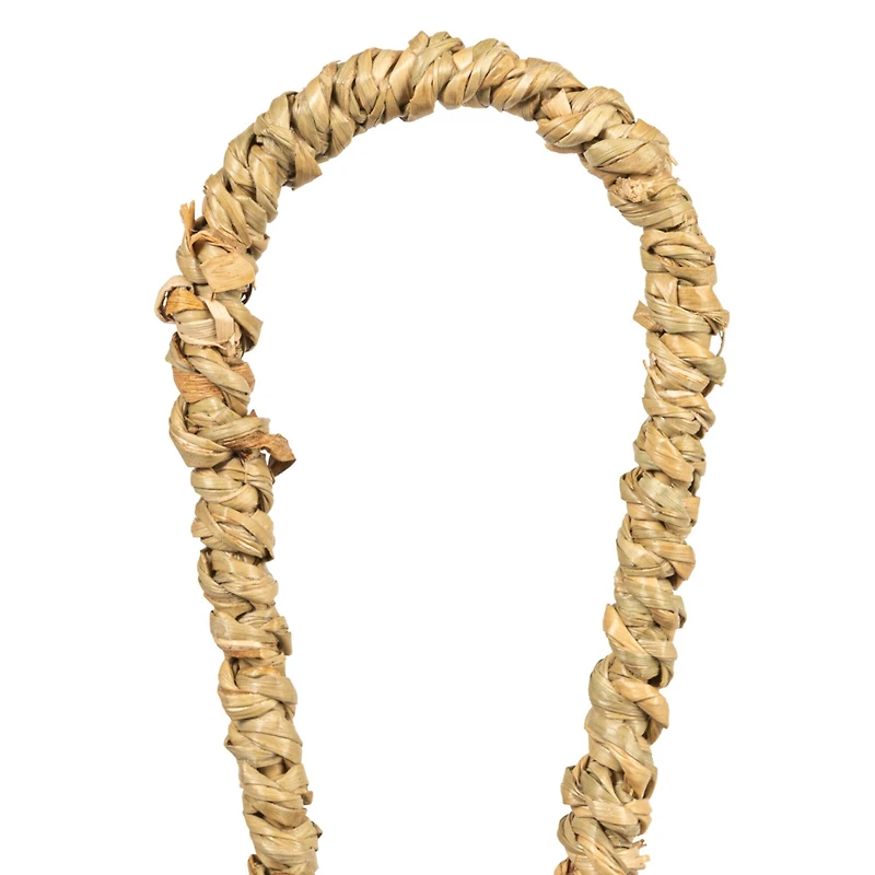 Hello Honey® 11.5" Natural Round Seagrass 4-Section Caddy