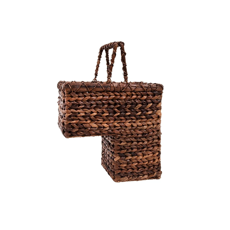 Hello Honey® Woven Bac Bac Leaf Stair Basket