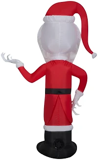 4ft. Airblown® Inflatable Jack Skellington as Sandy Claws