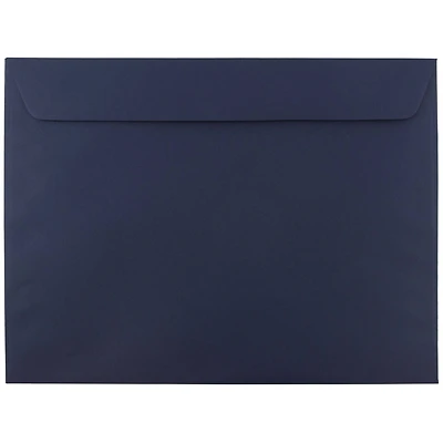 JAM Paper 9.5" x 12.62" Navy Blue Premium Booklet Envelopes