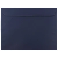 JAM Paper 9.5" x 12.62" Navy Blue Premium Booklet Envelopes