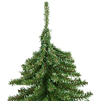 18" Unlit Downswept Mini Village Pine Artificial Christmas Tree in Burlap Base