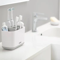 Joseph Joseph EasyStore Toothbrush Caddy Large - Grey/White
