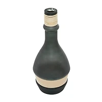 The Novogratz 16" Green Contemporary Glass Vase