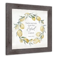 Taste and See Western Framed Print